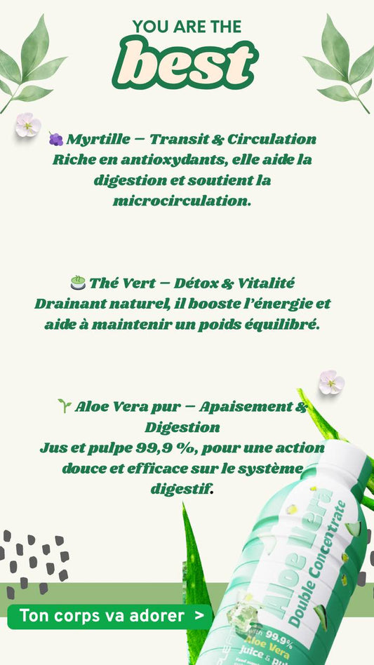 Aloe Vera jus et pulpe