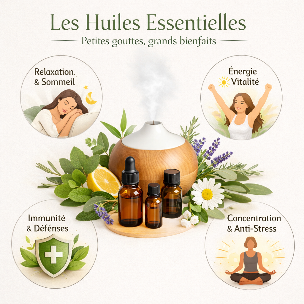 Concentrés naturels huiles essentielles bien-être sensoriel – Lolum Soin Sensoriel