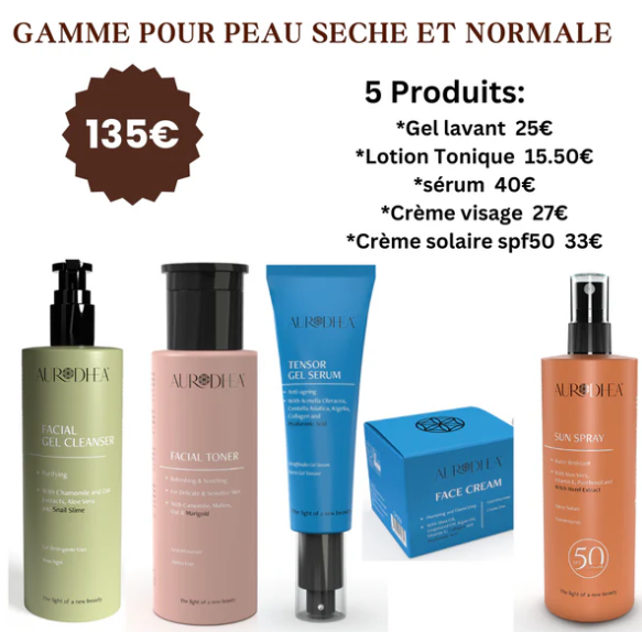 Rituel peau sèche et normale