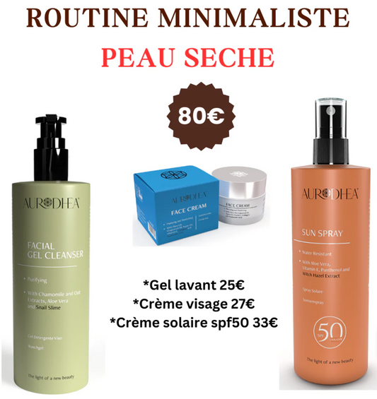 Rituel minimaliste PEAU SECHE