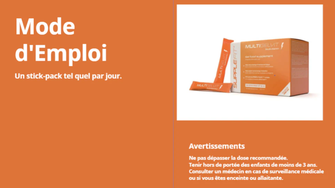 MULTIGELVIT - Multavitaminé|30 stick-pack de 10 ml