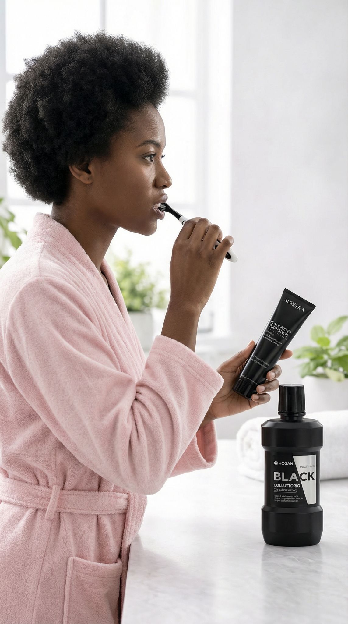 Dentifrice Black Power au charbon actif | Enrichi en huile essentielle d’Eucalyptus