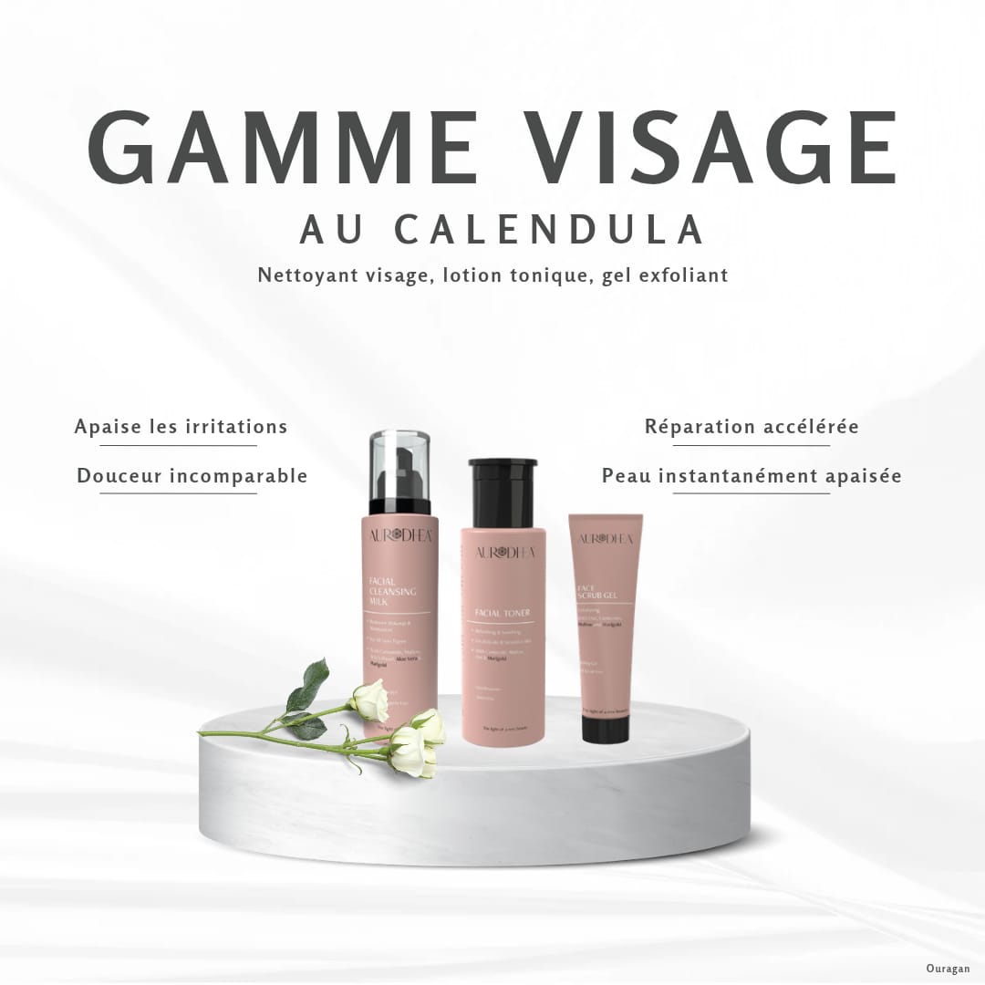 Rituel Calendula CHOGAN – Soin Apaisant & Hydratant Peaux Sensibles