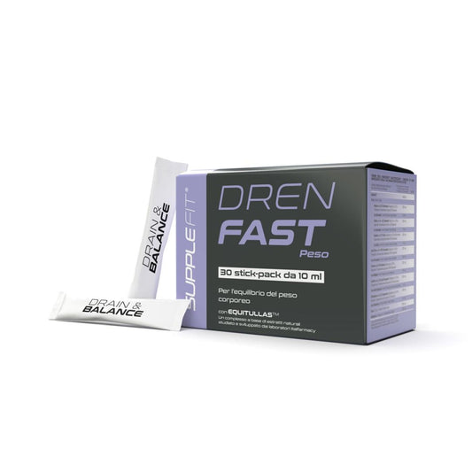 DREN FAST - Equilibre du poids corporel  | 30 stick-pack de 10 ml