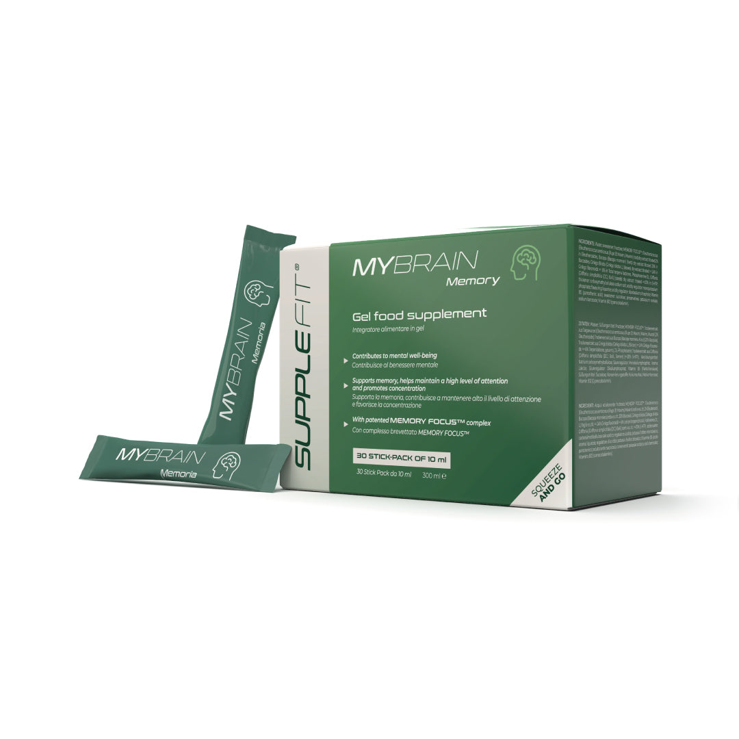 MYBRAIN-Mémoire & concentration |30 stick-pack de 10 ml